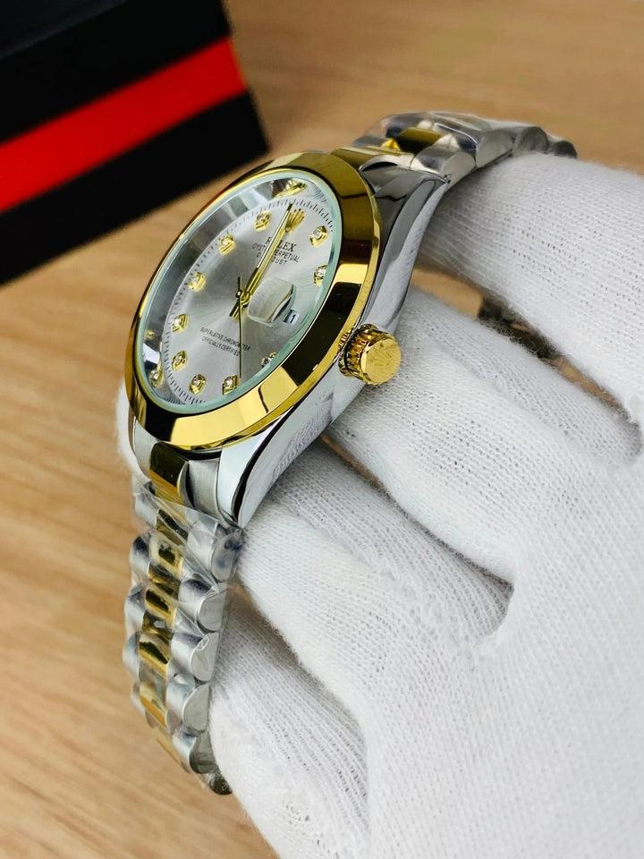 Rolex Date Adjustment | Stainless Steel Watch